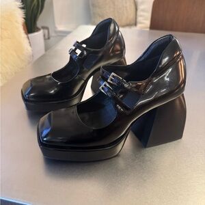 Jeffrey Campbell Black Platform Mary Janes